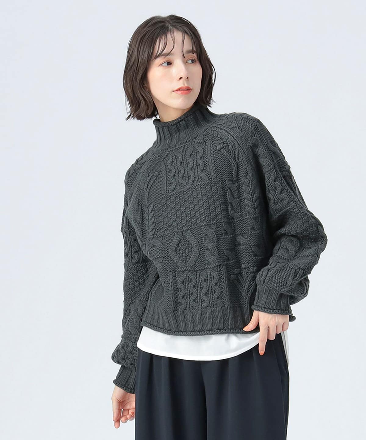 超美品　24AW BEAMS＋　PALACE 別注　パッチワーク　ニット PALACE BEAMS Plus Patchwork Knit XL - メルカリ