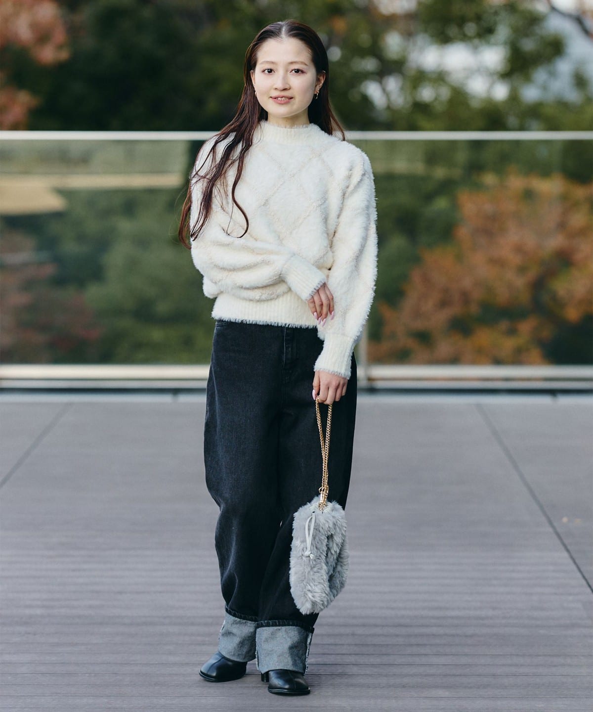 BEAMS HEART（ビームス ハート）【1/22値下げ】ブークレ シャギー