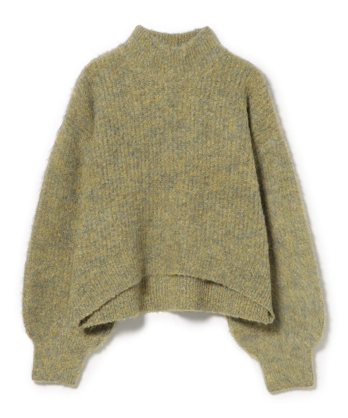 ミックス シャギー プルオーバー トップス WOMEN LIME ONE SIZE