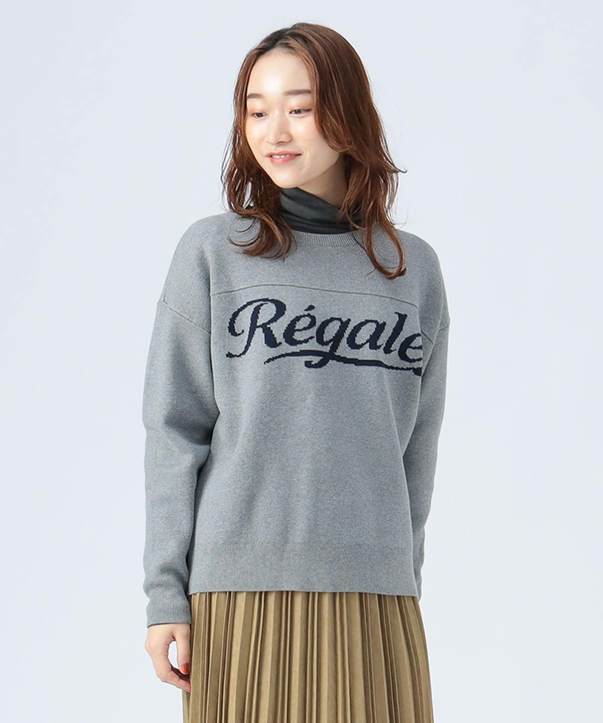 lumi　クリーム等 BEAMS HEART（ビームス ハート）2WAY フットボール ニット