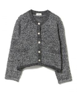 ループ編み カーディガン