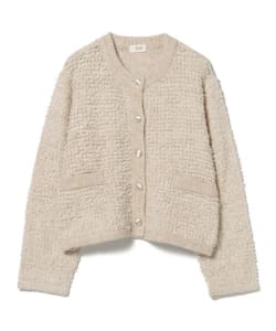 ループ編み カーディガン