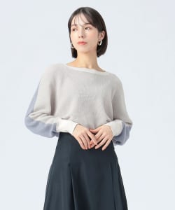 ドルマン 配色 プルオーバー