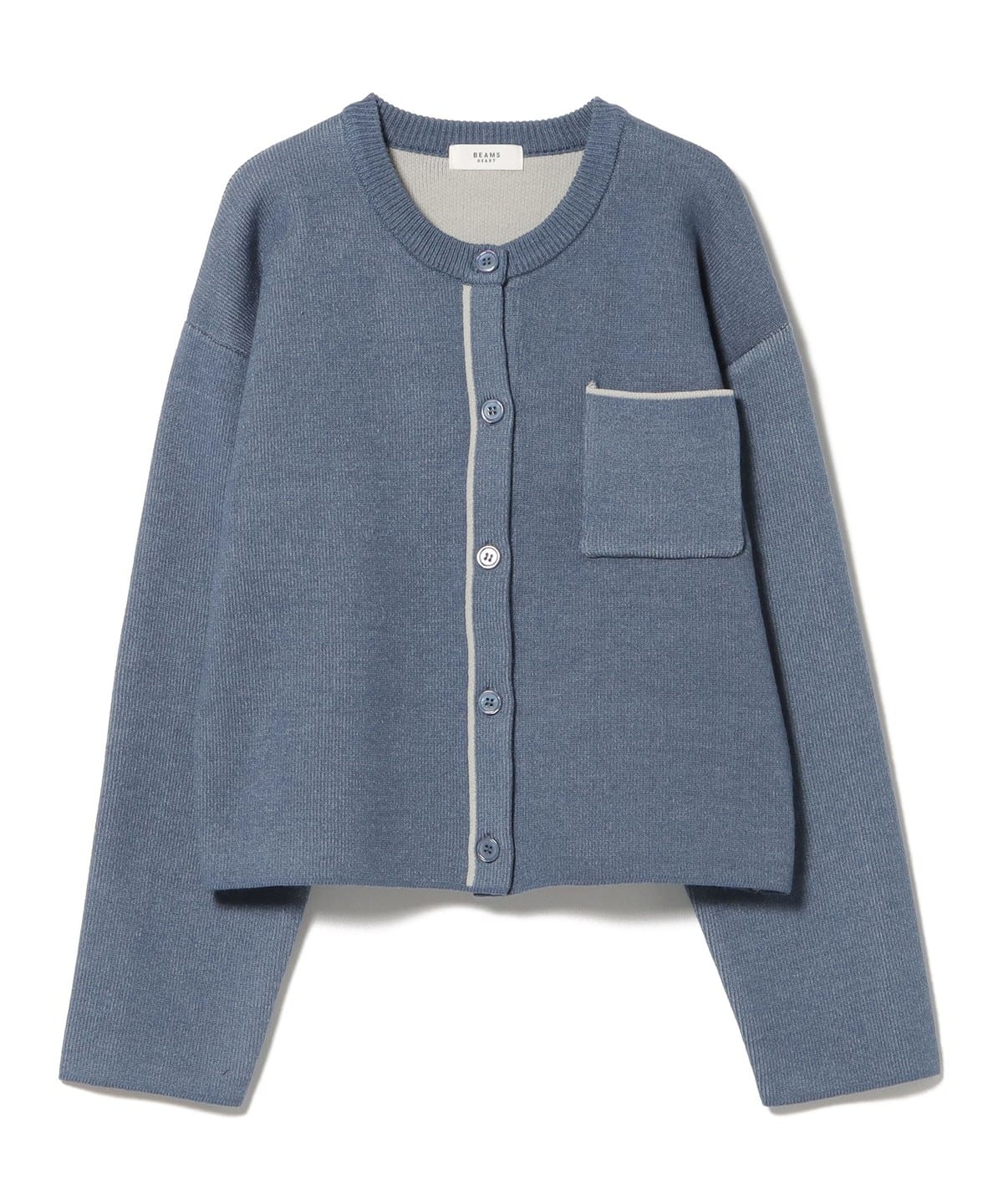 ワンコ出品 ビームス BEAMS ドンキーカラーニットカーディガン 11-15-0892-887