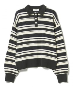 マルチボーダー ポロニット プルオーバー