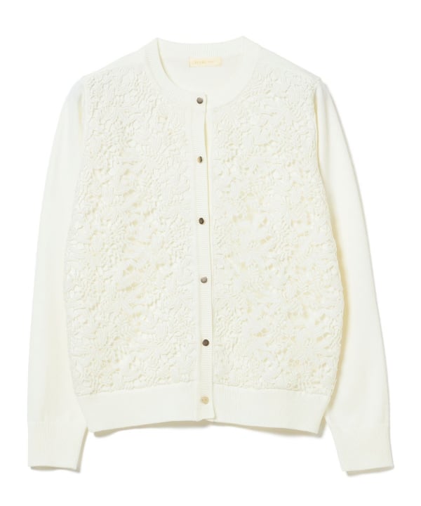 Front Lace Cardigan [Hand Washable] Keep it clean with home care. Keep your favorites looking beautiful for longer.