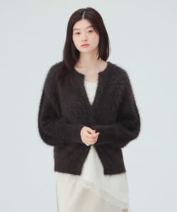 シャギー ジャカード 2WAY ニット プルオーバー