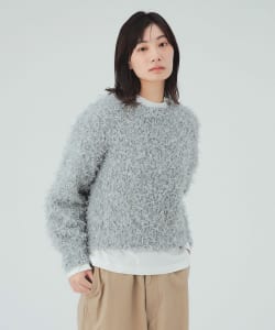 リボン ノットヤーン プルオーバー