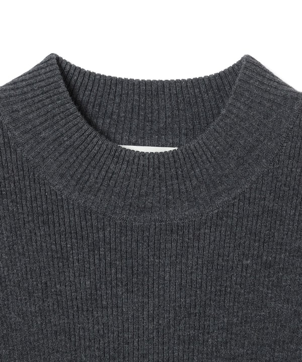 【10%OFFクーポン対象】スリット スリーブ ニット プルオーバー