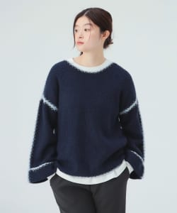 ハンドステッチ ニット プルオーバー