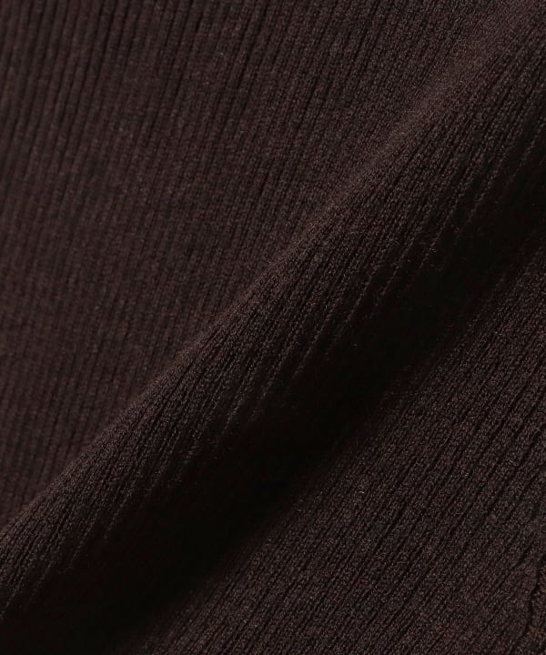 Sheer Frill Turtleneck Knit