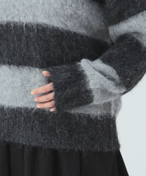 シャギー ラガー ニット