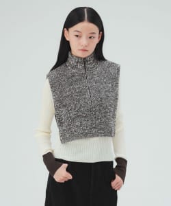 ハーフジップ ニット（セットアイテム）