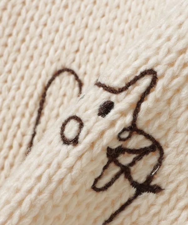 アートネコ 刺繍 ニット プルオーバー
