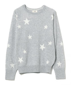 BEAMS HEART / 星柄 ニット プルオーバー
