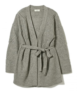 BEAMS HEART / 変わり編み カーディガン