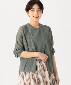 BEAMS HEART / シアー カーディガン アンサンブル