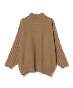 カシミヤ混 ハイネックプルオーバー