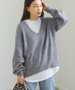 BEAMS HEART / Vネックニット ロングスリーブカットソー セット