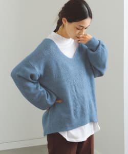 BEAMS HEART / Vネックニット ロングスリーブカットソー セット