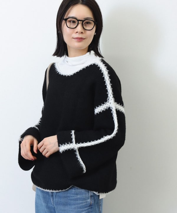 BEAMS HEART（ビームス ハート）ハンドステッチ プルオーバー