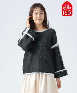 【+15%ポイントUP】ハンドステッチ プルオーバー（手洗い可能）