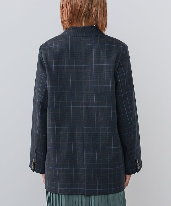 BEAMS HEART BEAMS HEART BEAMS HEART / No collar check jacket