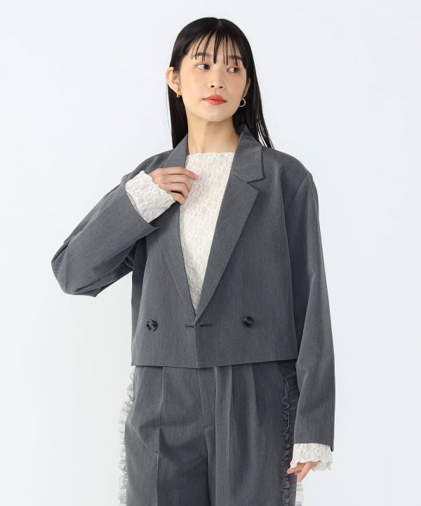 消費税無し BEAMS ハート）【4/24新規値下げ】クロップド HEART（ビームス ジャケット・アウター
