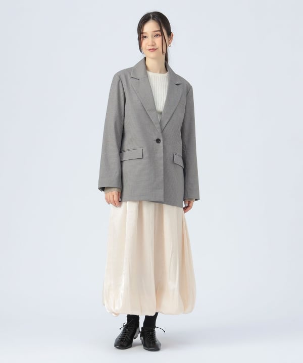 美品　ビームス　テーラードジャケット　チェック柄　M BEAMS チェック柄 テーラードジャケット M