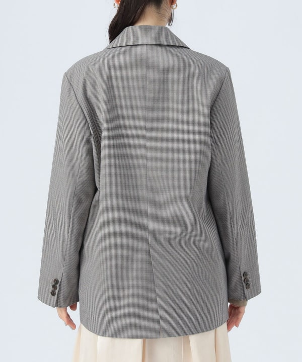 BEAMS Fテーラードジャケット チェック柄 BEAMS Fテーラードジャケット チェック柄
