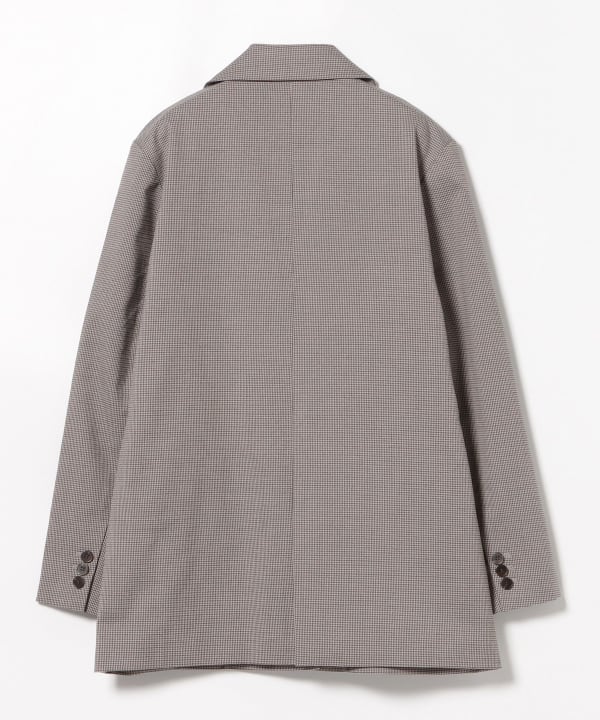 完売BEAMS BOY テーラードジャケット 　チェック ビッグ ジャケット美品 完売BEAMS BOY テーラードジャケット チェック ビッグ