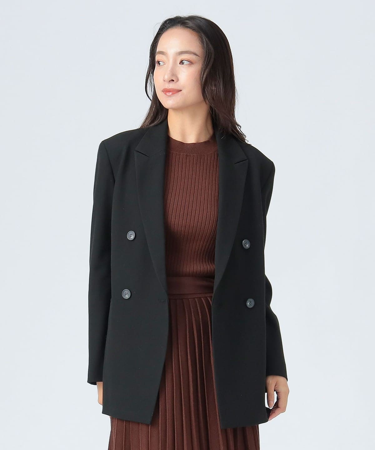 オーバー ジャケット ジャケット WOMEN BLACK ONE SIZE オーバー ジャケット ジャケット WOMEN BLACK ONE SIZE