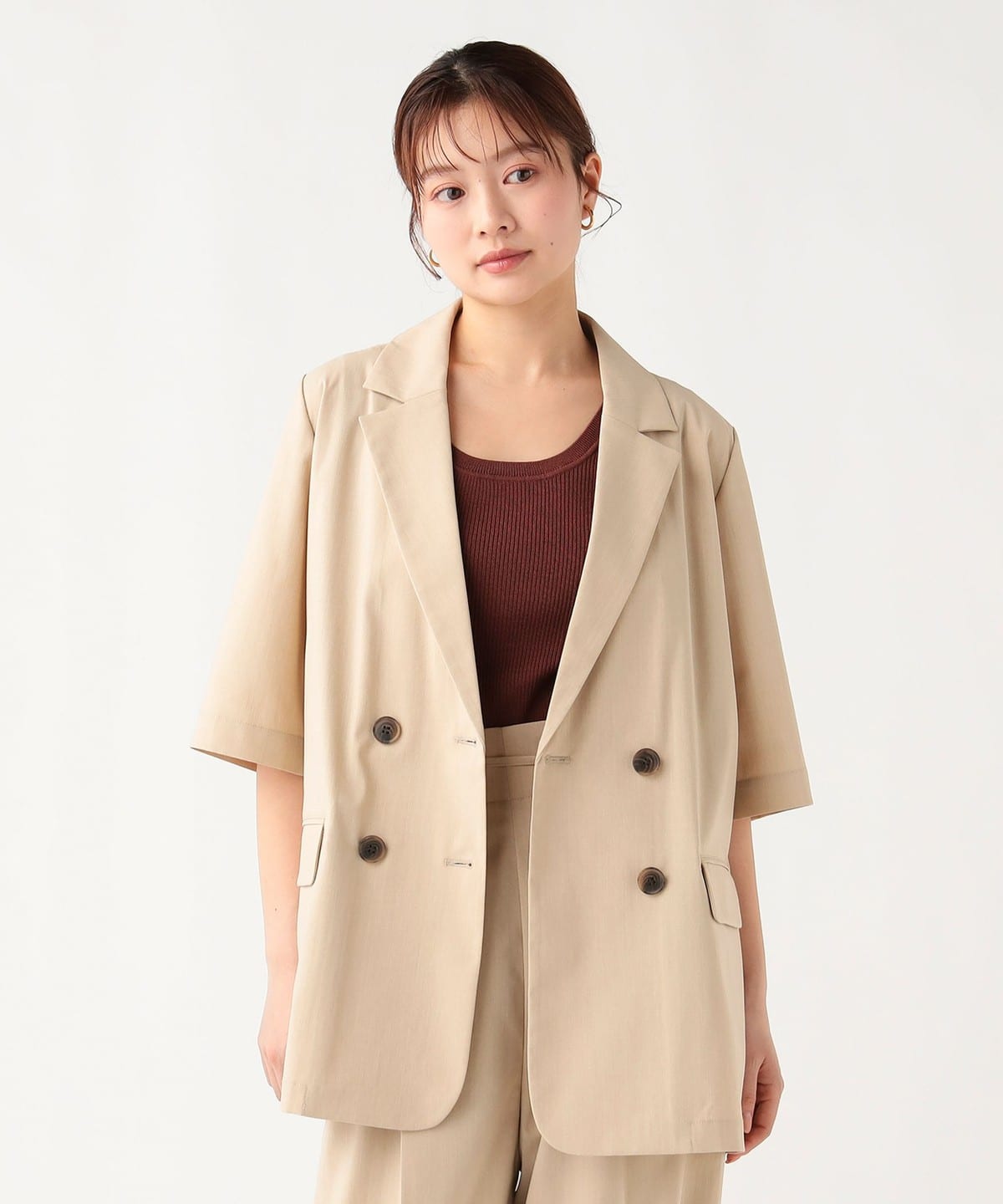 BEAMS HEART（ビームス ハート）ヘザー ドライ ハーフスリーブ