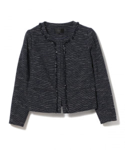 ツイード フリンジジャケット