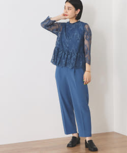 BEAMS HEART / レースブラウス パンツ 3点セット