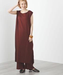 BEAMS HEART / プリーツワンピース パンツ セット