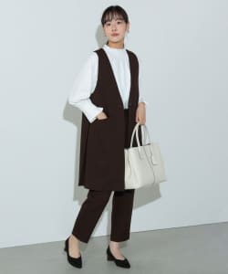 【TIME SALE商品】BEAMS HEART / 女裝 A字型 西裝背心 長褲 套組