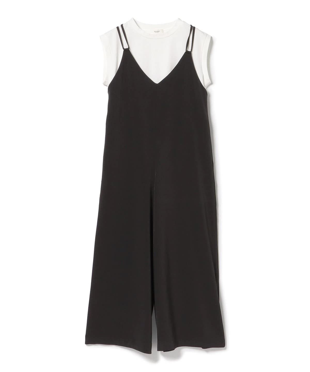 フレンチ プルオーバー × サロペット(セットアイテム) パンツ WOMEN BLACK ONE SIZE フレンチ プルオーバー × サロペット(セットアイテム) パンツ WOMEN BLACK ONE SIZE