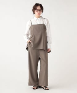 レイヤード キャミ サロペット