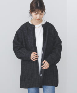 BEAMS HEART / ツイード ビッグブルゾン