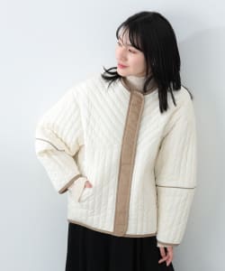 【10%OFF!!OUTER FAIR對象商品】BEAMS HEART / 女裝 絎縫 外套