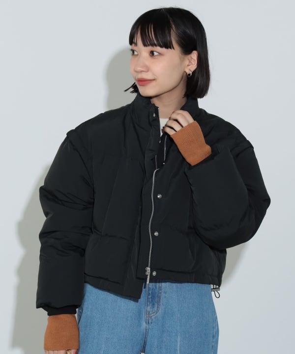 BEAMS HEART（ビームス ハート）撥水 袖2WAY ダウン ジャケット
