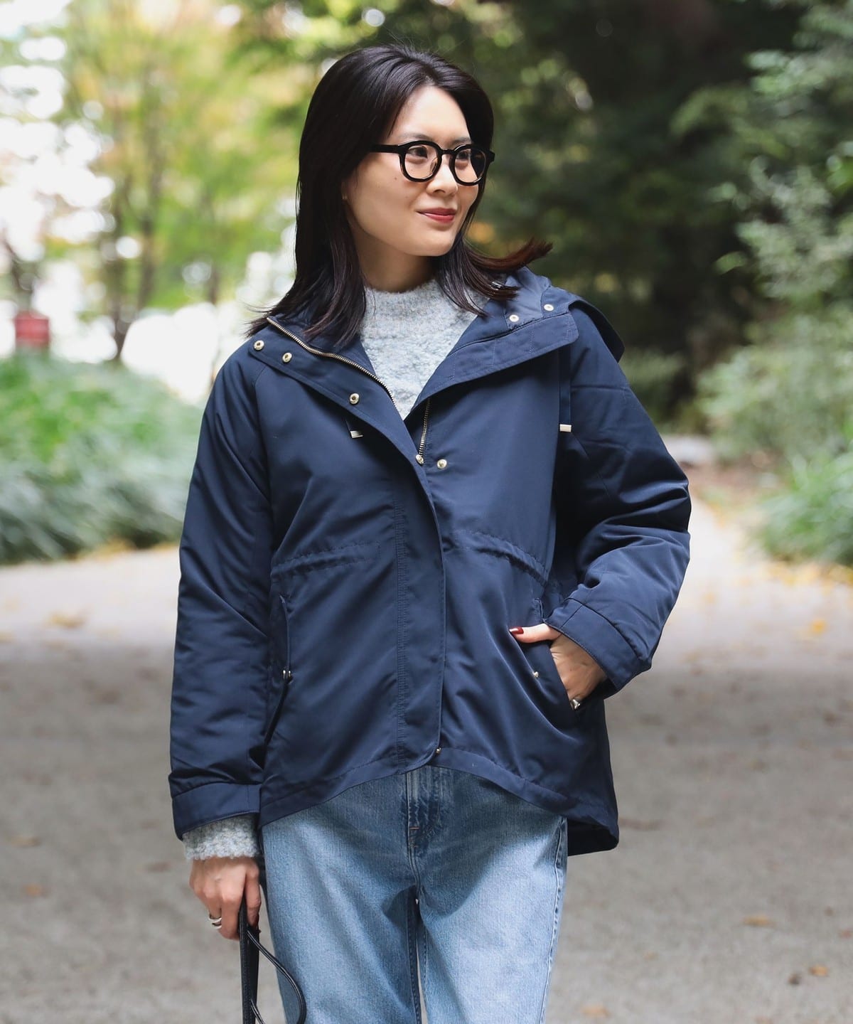 キルティングライナー モッズブルゾン ブルゾン WOMEN NAVY ONE SIZE キルティングライナー モッズブルゾン ブルゾン WOMEN NAVY ONE SIZE