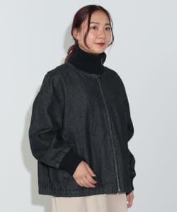 【10%OFF!!OUTER FAIR對象商品】BEAMS HEART / 女裝 仿舊 丹寧 外套