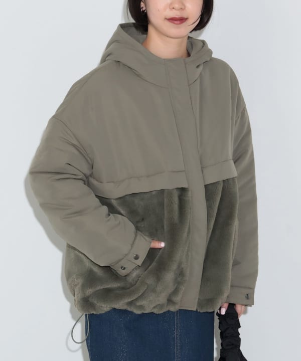 BEAMS mini（ビームス ミニ）機能綿 フード ブルゾン（90～150cm