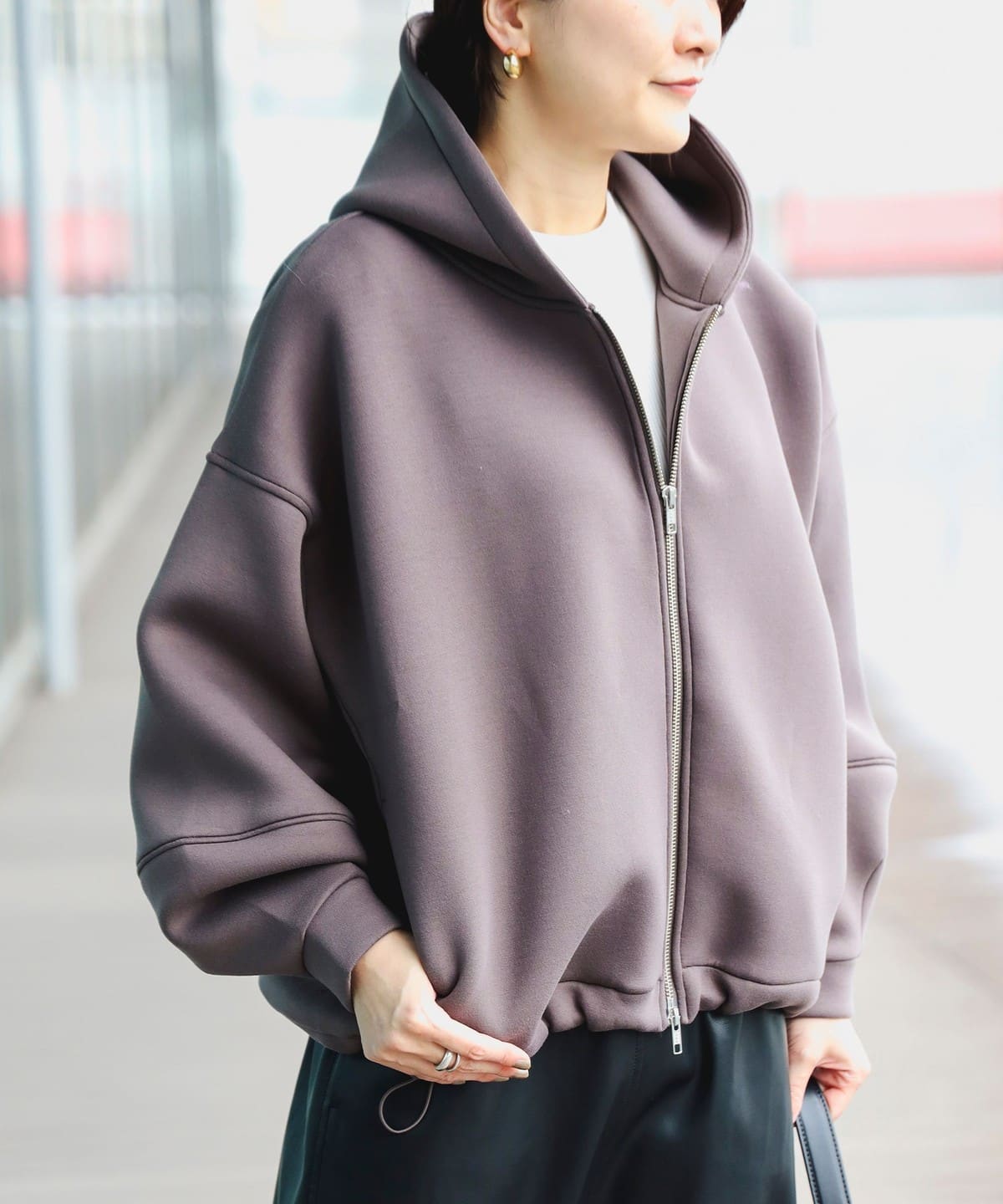 ジップ パーカー ブルゾン ブルゾン WOMEN MOCHA ONE SIZE ジップ パーカー ブルゾン ブルゾン WOMEN MOCHA ONE SIZE