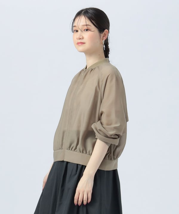 BEAMS HEART（ビームス ハート）バックヨーク シアーブルゾン