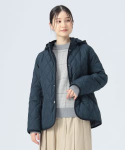 【+15%ポイントUP】フード キルティング ブルゾン