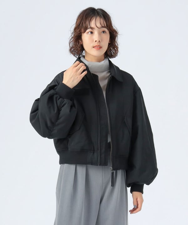 BEAMS HEART エコレザーのフライトジャケット BEAMS HEART（ビームス ハート）CWU フライト ジャケット（ブルゾン