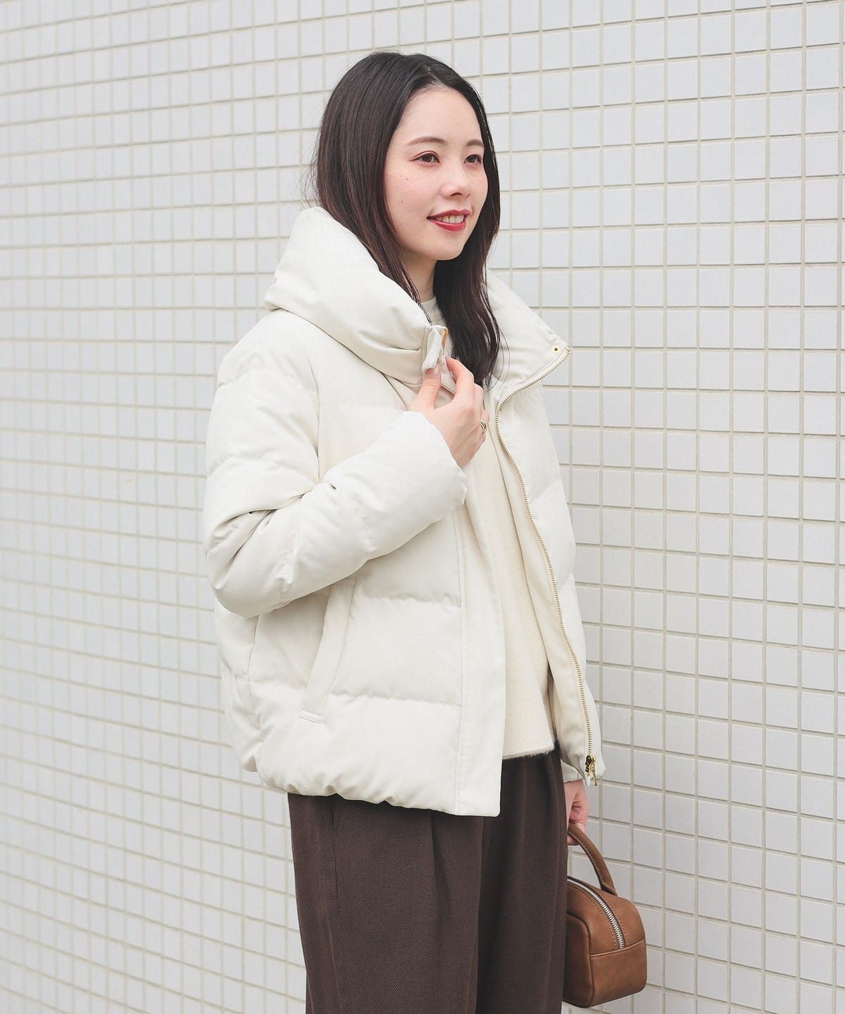 BEAMS HEART（ビームス ハート）ボリューム ネック ダウンジャケット